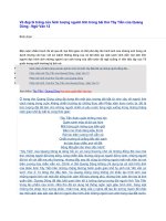 Vẻ đẹp bi tráng của hình tượng người lính trong bài thơ tây tiến của quang dũng