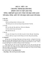 Giáo án Ngữ văn 7 bài 33: Chương trình địa phương phần Văn và Tập làm văn (tiếp)