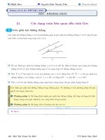 Chuyên đề góc và khoảng cách trong không gian – nguyễn nhanh tiến 