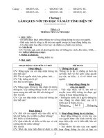 Giáo án cả năm tin học 6