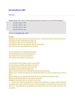 Đọc hiểu đề số 1 THPT