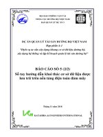 Dịch vụ tư vấn xây dựng khung cơ sở dữ liệu đường bộ, xây dựng hệ thống và lập kế hoạch quản lý tài sản đường bộ