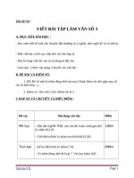 Giáo án Ngữ văn 6 bài 12: Viết bài tập làm văn số 3