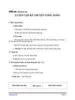 Giáo án Ngữ văn 6 bài 13: Luyện tập kể chuyện tưởng tượng