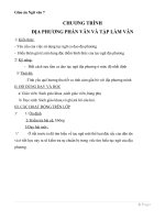 Giáo án Ngữ văn 7 bài 33: Chương trình địa phương phần Văn và Tập làm văn (tiếp)