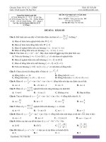 ÔN THI đại học môn TOÁN