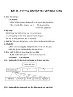 Giáo án Ngữ văn 6 bài 13: Ôn tập chuyện dân gian