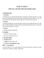 Giáo án Ngữ văn 7 bài 25: Ôn tập văn nghị luận