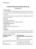 Giáo án Ngữ văn 7 bài 33: Chương trình địa phương phần Văn và Tập làm văn (tiếp)