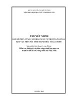 THUYẾT MINH BẢN ĐỒ PHÂN VÙNG CẢNH BÁO NGUY CƠ TRƯỢT LỞ ĐẤT ĐÁ KHU VỰC MIỀN NÚI TỈNH THANH HÓA TỶ LỆ 1:50.000