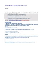 Soạn bài thực hành một số biện pháp tu từ ngữ âm