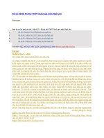 Đề số 22 đề thi thử THPT quốc gia môn ngữ văn