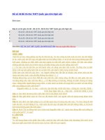 Đề số 33 đề thi thử THPT quốc gia môn ngữ văn