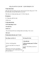 Giáo án Ngữ văn 7 bài 25: Dùng cụm chủ  vị để mở rộng câu