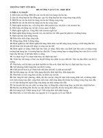 đề cương ôn tập HK2 vật lý 10 trường yên hòa – hà nội