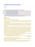 Đề số 25 đề thi thử THPT quốc gia môn ngữ văn