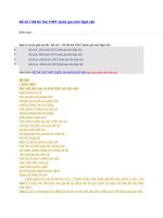 Đề số 7 đề thi thử THPT quốc gia môn ngữ văn