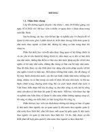 Tiểu luận tình huống giải quyết tranh chấp quyền thừa kế tài sản theo di chúc tại xã a, huyện tiên du, tỉnh bắc ninh năm 2017