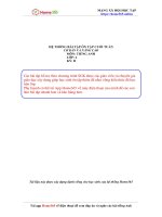 Hệ thống bài tập ôn tập cuối tuần cơ bản và nâng cao môn tiếng anh học kỳ 2 lớp 4 