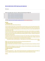 Đề số 31 đề thi thử THPT quốc gia môn ngữ văn