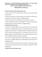 BỘ ĐỀ THI VIÊN CHỨC TRẮC NGHIỆM PHẦN KIẾN THỨC CHUNG