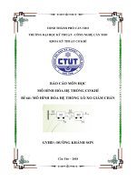 MÔ HÌNH HÓA HỆ THỐNG CƠ KHÍ