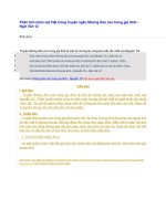 Phân tích nhân vật việt trong truyện ngắn những đứa con trong gia đình