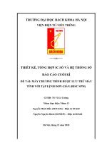 Bài tập lớn Thiết kế, tổng hợp IC số và hệ thống số: RISC SPM (có code)