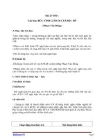 Giáo án Ngữ văn 7 bài 23: Đức tính giản dị của Bác Hồ