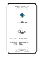 Đồ án kết cấu bê tông (khung phẳng) 1097334