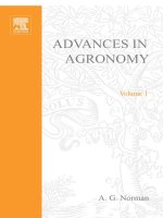Advances in agronomy volume 01 