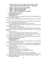 Chủ đề động vật lớp mẫu giáo 45 tuổi