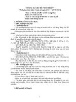 Chủ đề bản thân lớp mẫu giáo 45 tuổi