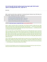 Anh chị hãy phân tích tình huống truyện trong truyện ngắn chiếc thuyền ngoài xa của nguyễn minh châu