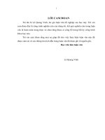 Hoàn thiện công tác chăm sóc khách hàng tại trung tâm truyền hình cáp tp  hồ chí minh 