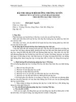 bai thu hoach boi duong thuong xuyen module th 13 ki nang lap ke hoach bai hoc theo huong day hoc tich cuc