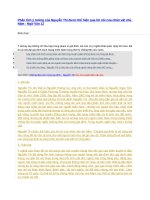 Phân tích ý tưởng của nguyễn thi được thể hiện qua lời nói của nhân vật chú năm