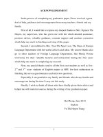 Listening online - a way to improve listening skill for English majors at Hai Phong private university