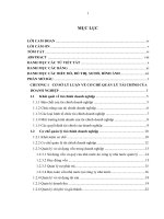 Hoàn thiện cơ chế quản lý tài chính của tổng công ty khí việt nam   CTCP 