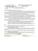 Đề thi học sinh giỏi môn Văn 8 Huyện Yên Mô 20182019