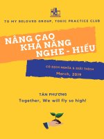 NÂNG CAO kỹ NĂNG NGHE HIỂU (DAY 1 