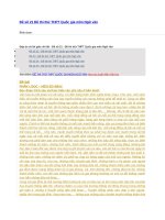 Đề số 21 đề thi thử THPT quốc gia môn ngữ văn