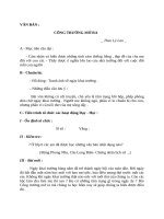 Giáo án Ngữ văn 7 bài 1: Cổng trường mở ra