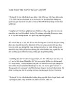 NGHỆ THUẬT TIỂU THUYẾT tự lực văn ðoàn 