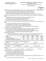 đề thi thử THPTQG 2019 môn địa lí lần 3 trường yên lạc 2 – vĩnh phúc