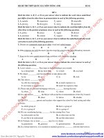 Bộ 50 đề thi thử THPTQG năm 2017   lưu hoằng trí