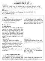 BÀI SOẠN LỊCH sử  lớp 4