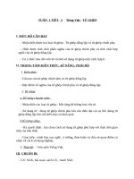 Giáo án Ngữ văn 7 bài 1: Từ ghép