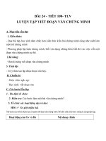 Giáo án Ngữ văn 7 bài 23: Đức tính giản dị của Bác Hồ