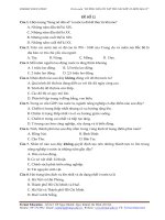 ĐỀ số 12  HƯỚNG dẫn ôn tập THI vào lớp 10 môn địa lý 